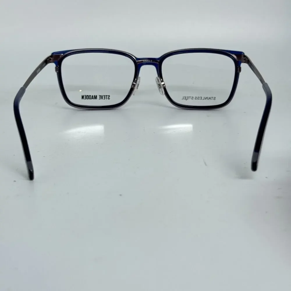 Steve Madden‎ Eyeglasses Frames debonair Blue Midnight 53-17-145 H17585